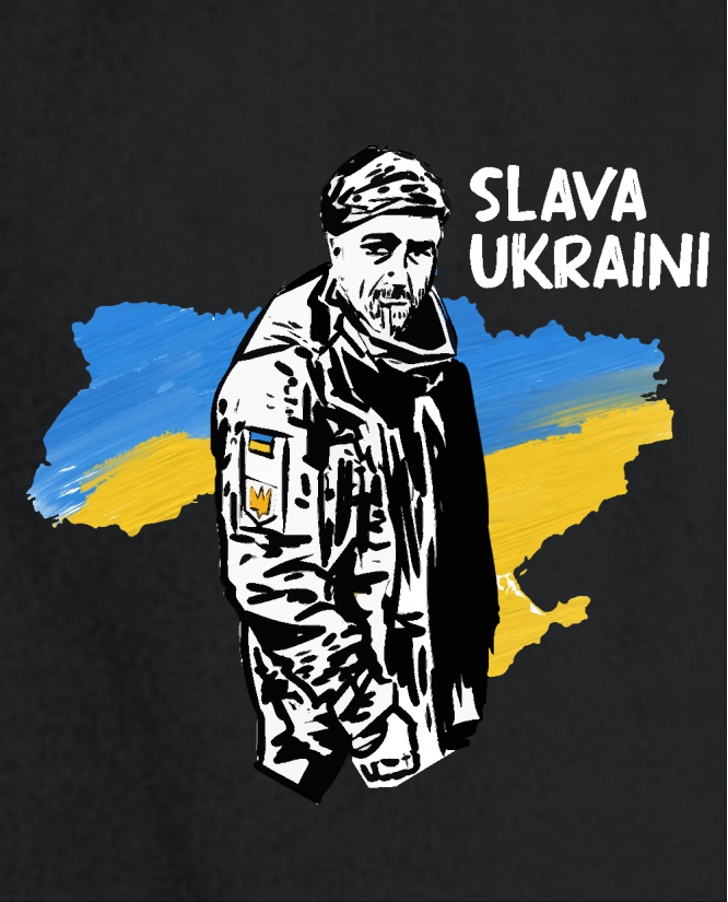 Džemperis Ukrainos herojus 